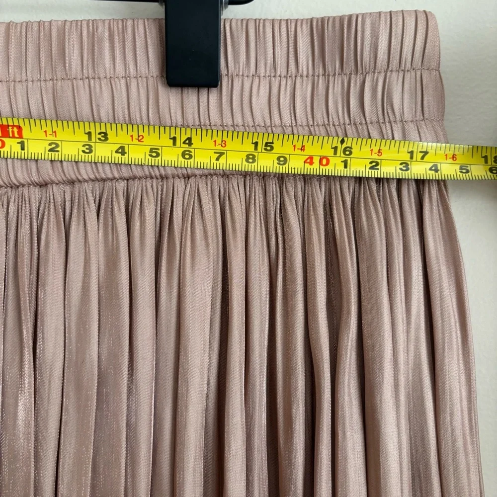 kate spade Pleated Midi Skirt in Camel